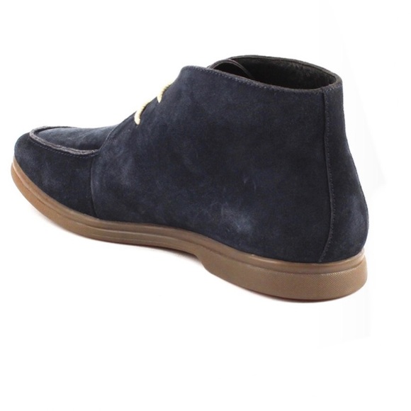 NEW ⭐️ Modern Fiction Men’s Blue Suede Boot - Picture 2 of 8